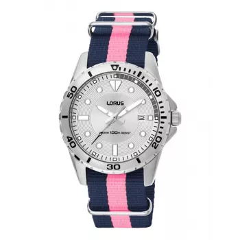 Zegarek męski Lorus RS937AX4 kwarcowy, stal nierdzewna, 43 mm, czarna tarcza