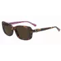 LOVE MOSCHINO Okulary przeciwsłoneczne damskie MOL060S05L557 - Oprawka Havana z acetatu, brązowe soczewki poliwęglanowe, 55/14/145 mm