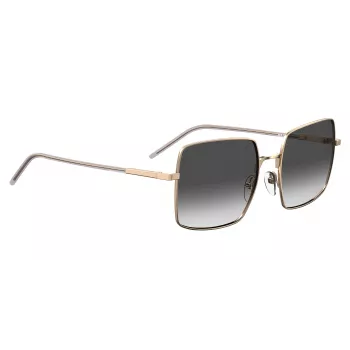 Okulary przeciwsłoneczne LOVE MOSCHINO dla kobiet MOL022S0009O Czarny Szary 56mm