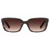 LOVE MOSCHINO Damskie Okulary Przeciwsłoneczne MOL042S086F3H - Oprawka Acetatowa Havana, Brązowe Gradientowe Soczewki Poliwęglanowe, 53/17/145 mm