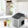 Lovio LVIM001SL Crystal Ice domowa wytwornica lodu - 12 kg/24h, zbiornik 2,2L, srebrny/czarny