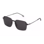 LOZZA MAN SL4214M546S9P Okulary przeciwsłoneczne Prostokątne Acetat Czarna oprawka Soczewki polaryzacyjne Szare UV400 54/20/145 mm