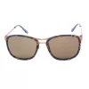 LOZZA SL2199 Okulary przeciwsłoneczne unisex - prostokątna oprawka acetatowa ochrona UV400 - 57/20/135 mm
