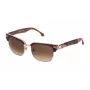 LOZZA SL2253M52300K Unisex Okulary Przeciwsłoneczne Prostokątne - Czarna Oprawka Acetatowa, Szare Soczewki Poliwęglanowe, Ochrona UV400
