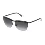 LOZZA SL2282M590531 Unisex Okulary Przeciwsłoneczne Prostokątne Oprawka Havana Acetat Szare Soczewki Poliwęglanowe UV400 59mm