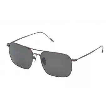 Okulary przeciwsłoneczne LOZZA SL2305 dla mężczyzn - oprawka Havana z acetatu, brązowe soczewki poliwęglanowe, ochrona UV400, szerokość soczewki 57 mm