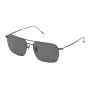 Okulary przeciwsłoneczne LOZZA SL2305 dla mężczyzn - oprawka Havana z acetatu, brązowe soczewki poliwęglanowe, ochrona UV400, szerokość soczewki 57 mm