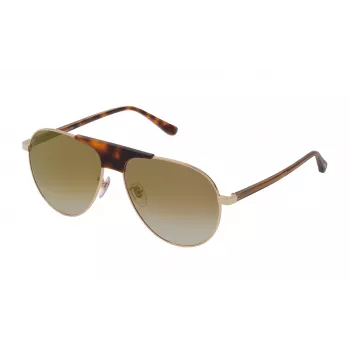 LOZZA SL2354-60300G Okulary przeciwsłoneczne unisex Havana oprawka szare szkła 60/14/145 mm