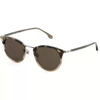 LOZZA SL2393-4902BW Unisex Okulary Przeciwsłoneczne Kształt Prostokątny Havana/Brąz 49mm