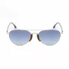 LOZZA SL2394-570579 Męskie prostokątne okulary przeciwsłoneczne z acetatu, szare soczewki, 57/15/140 mm