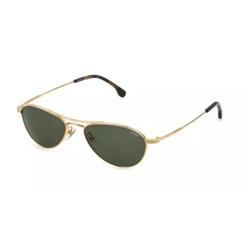 LOZZA SL2400-540300 Męskie okulary przeciwsłoneczne prostokątne Havana Brown 54/20/145 mm UV400