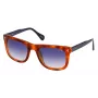 LOZZA SL4006M5209BG Okulary przeciwsłoneczne unisex - czarna oprawka acetatowa, szare soczewki poliwęglanowe, ochrona UV400, szerokość soczewki 52 mm