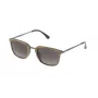 LOZZA SL4028M520ANB Unisex Okulary Przeciwsłoneczne Prostokątne - Czarna Oprawka Acetatowa, Szare Soczewki Poliwęglanowe, Ochrona UV400