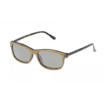 LOZZA SL4029M56ANBX Okulary przeciwsłoneczne unisex - Prostokątna oprawka metalowa, szare szkła, 56/16/140 mm