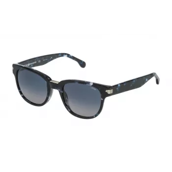 LOZZA SL4134M5206DQ Unisex Okulary przeciwsłoneczne prostokątne Havana/Tortoise oprawka acetatowa brązowe soczewki gradientowe 52/22/140 mm