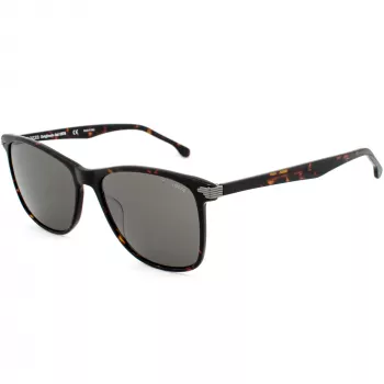 Okulary przeciwsłoneczne męskie LOZZA SL4162M-0786 - oprawka z acetatu w kolorze havana, brązowe soczewki poliwęglanowe, ochrona UV400, 58/18/140 mm