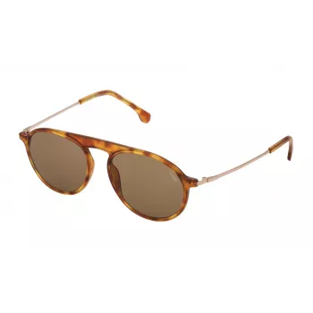 LOZZA SL4206M550711 Okulary przeciwsłoneczne Unisex Oprawka Havana Zielone Szkła 55/17/140 mm