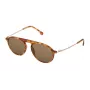 LOZZA SL4206M550711 Okulary przeciwsłoneczne Unisex Oprawka Havana Zielone Szkła 55/17/140 mm