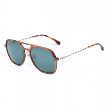 LOZZA SL4215M56710P Okulary przeciwsłoneczne unisex Havana oprawka acetatowa szare soczewki polaryzacyjne 56/18/140 mm