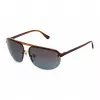 LOZZA SL4260-650706 Męskie okulary przeciwsłoneczne prostokątne Dark Havana Grey