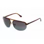 LOZZA SL4260-650706 Męskie okulary przeciwsłoneczne prostokątne Dark Havana Grey