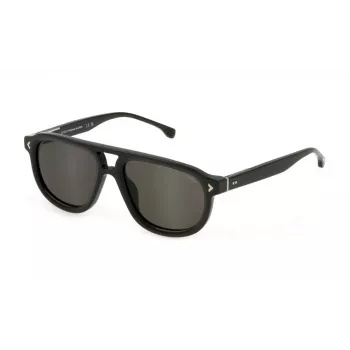 LOZZA SL4330-550D80 Okulary przeciwsłoneczne unisex - Oprawka z octanu w kolorze havana, brązowe gradientowe soczewki poliwęglanowe, 55/18/145 mm