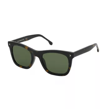 Okulary przeciwsłoneczne męskie LOZZA SL4359-5404BL, oprawka Havana acetate, soczewki gradientowe niebieskie 54mm