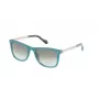 LOZZA Unisex Okulary Przeciwsłoneczne Prostokątne SL4035M5306DK - Brązowa Havana Oprawka Acetatowa z Brązowymi Gradientowymi Soczewkami Poliwęglanowymi, Ochrona UV400, Szerokość Soczewki 53 mm