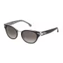 LOZZA Okulary przeciwsłoneczne damskie SL4075M500APA Havana Acetate Square Frame Brown Gradient Lens 50/20/140 mm