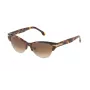 Okulary przeciwsłoneczne LOZZA damskie kocie oko SL4071M5309AJ - oprawka acetatowa Havana, soczewki gradientowe szare, ochrona UV400