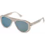 LOZZA Women SL4255V56880X Sunglasses Havana Acetate Frame Brown Gradient Lens 56mm