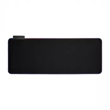 LUMI LEGEND CORPORATION RGB Podkładka pod mysz dla graczy z hubem USB 2 porty - 800x300 mm, czarna