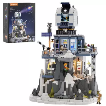 Lumibricks Alpine Observatory Light-Up Building Block Set (1180 Pieces)