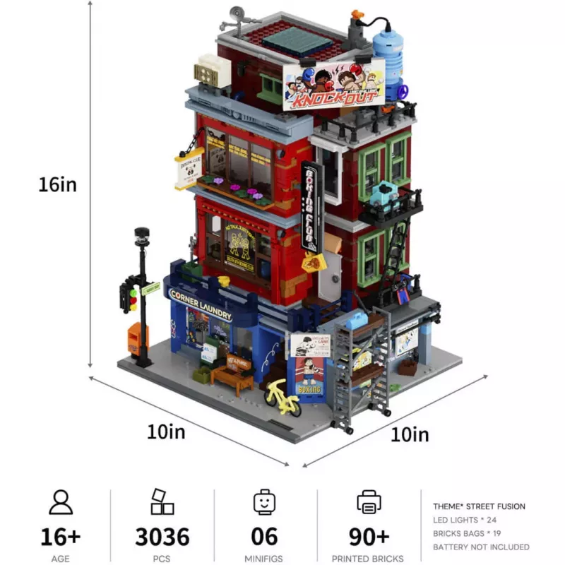 Zestaw oświetleniowy LED Lumibricks Boxclub do LEGO 10274 Nawiedzony Dom