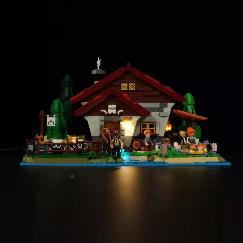 Zestaw oświetlenia LED Lumibricks do LEGO Ideas A-Frame Cabin (Set 21338) - Shepherd's Hut