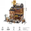 Zestaw klocków konstrukcyjnych Lumibricks Steampunk Mechanical Workshop z oświetleniem LED - 2150 elementów