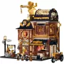 Zestaw klocków konstrukcyjnych Lumibricks Steampunk Mechanical Workshop z oświetleniem LED - 2150 elementów