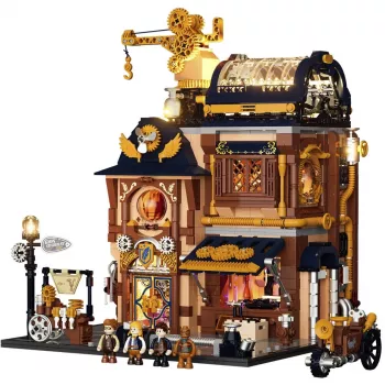 Lumibricks Steampunk Memory Shop DIY Miniature Dollhouse Kit