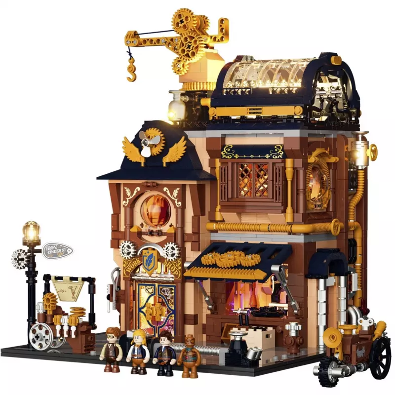 Lumibricks Steampunk Memory Shop DIY Miniature Dollhouse Kit