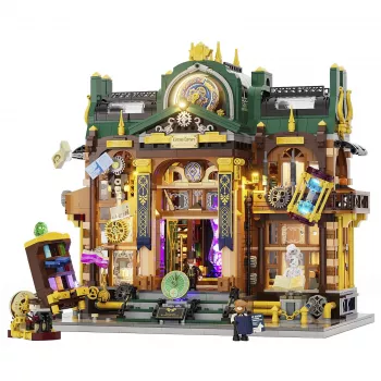 Lumibricks Steampunk Time Rift Library DIY Miniature Book Nook Kit