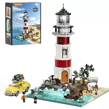 Zestaw klocków konstrukcyjnych Lumibricks Sunrise Lighthouse z oświetleniem LED