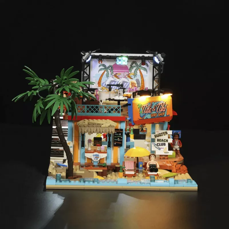Zestaw klocków Lumibricks Surfshop z podświetleniem