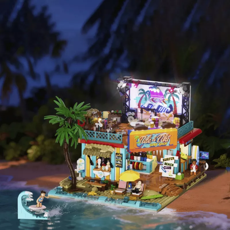 Zestaw klocków Lumibricks Surfshop z podświetleniem