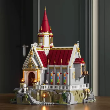 Zestaw konstrukcyjny Lumibricks Skarbiec Zamku Królewskiego z oświetleniem LED (985 elementów)
