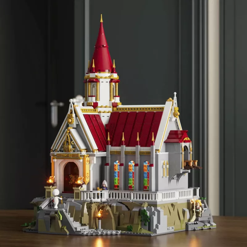 Zestaw konstrukcyjny Lumibricks Skarbiec Zamku Królewskiego z oświetleniem LED (985 elementów)