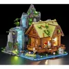 Zestaw klocków konstrukcyjnych Lumibricks Waterfall Hut z oświetleniem LED