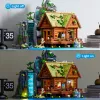 Zestaw klocków konstrukcyjnych Lumibricks Waterfall Hut z oświetleniem LED