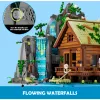 Zestaw klocków konstrukcyjnych Lumibricks Waterfall Hut z oświetleniem LED