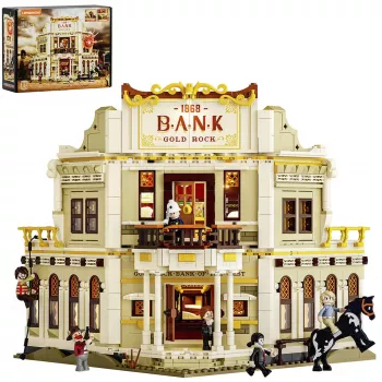 Zestaw konstrukcyjny Lumibricks Western Bank Heist 1050 elementów