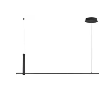 Lampa wisząca 20W LED czarna 1200lm